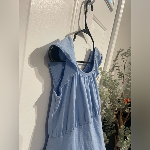 ASOS baby blue midi dress like new condition size 8 medium - Picture 3 of 6